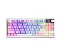 kosingna wireless Mechanical Keyd K87 Keyd RGB Mechanical Keyd Three Mode Connectivity 18 Lighting Effects Hot Swap High Capacity Battery DIY Software Support for PC Gaming and Typing