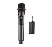 KOSINGNA Wireless Microphone System Receiver with Handheld Mic -Howling for Home Cinemas Karaoke Speech Wedding Party Singing Wireless Microphone Compatible with Amplifiers Speaker