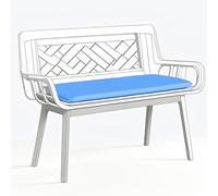 Kosiproducts 2 Seater Outdoor Bench Seating Pad Cushion for Garden Benches Patio 3 Sizes, 12 Colours (Royal Blue, BNCH-2 [117X39X5])