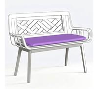Kosiproducts 2 Seater Outdoor Bench Seating Pad Cushion for Garden Benches Patio 3 Sizes, 12 Colours (Purple, BNCH-2 [117X39X5])
