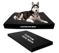 Kosiproducts Custom Dog Bed, Bespoke Crate Cage Mats, Waterproof 15cm Thick | Custom Made to your Specifications, Water Resistant, Machine Washable, Waterproof Inner, Variety of Colours & Fabrics