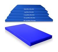 Kosiproducts Gym Crash Mat, High Density Medium Firm 9CM Thick Foam, [Royal Blue, X-Large]