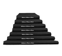 Kosiproducts Gymnastics Crash Mat, High Density Medium Firm 10cm Thick Foam, [Black, Large]