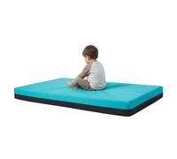 Kosiproducts Gymnastics Non Slip Crash Mat for Tumbling Landing Gym Training exercise, Bouncy Castle Large (120cm x 90cm) Turquoise