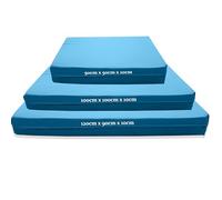 Kosiproducts Landing Tumbling Safety Crash Mat for Gym Training excercise, Bouncy Castle Boulldering Wall Medium (100cm x 100cm) Turquoise