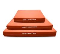Kosiproducts Landing Tumbling Safety Crash Mat for Gym Training excercise, Bouncy Castle Boulldering Wall Medium (100cm x 100cm) Orange