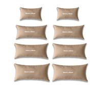 Kosiproducts Throw Rectangle Pillow Cushions + Covers, Water Resistant 100% Polyester, Hollow Fibre Filling [50cmx40cm, Beige]