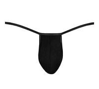 KOSIWEGO Mens Swimwear Underwear Hot Men Jockstrap Mesh Low Waist Comfortable Thongs Briefs (Size 26"-38"), Black-mesh, One Size