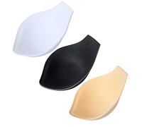 KOSIWEGO Men's Underwear Enlarge Enhancing Cup Sponge Pad for Swimming Swimwear Briefs G String Thongs Shorts 3 Packs, Type a, One Size