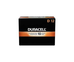 Kosiy Duracell 1.5V CopperTop Alkaline Batteries, D, MN1300-12 Pack