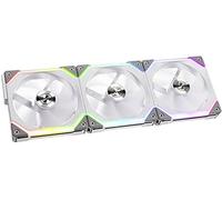 Kosiy Lian Li UNI Fan SL120 3 Pack White - with Controller (ARGB 120mm LED PWM Daisy-Chain) 12UF3W