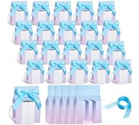 Kosiz 36 Pcs Mug Boxes Sublimation Coffee Mugs Gift Bags with Window Packaging Storage Box for Shipping Selling Mother's Day Graduation Gift Packaging Wrapping(for 11oz Mug,Blue Purple Gradient)