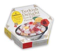 Koska Rose & Lemon Flavour Turkish Delight (250g) - Hand-Made, Dusted Rose and Lemon Turkish Delight