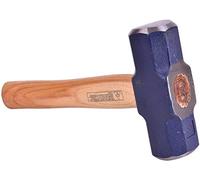 Kosma 3 Lb Double Face Sledge Hammer | Forged Induction Hardened Steel Head with Hickory Wood Handle