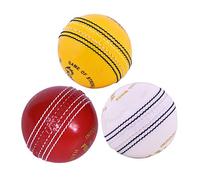 Kosma Cricket Incrediball Practice Balls (3 Pack - Red, White, Yellow) Real Bounce Enable Players to Develop their playing Skills without the Risk of Injury