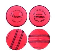 Kosma Cricket Incrediball Practice Balls (4 Pack) Real Bounce Enable Players to Develop their playing Skills without the Risk of Injury - Pink Color