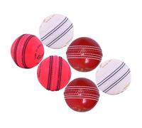 Kosma Cricket Incrediball Practice Balls (6 Pack - 2 Pc each Red, White, Pink) Real Bounce allows players to develop their playing skills without the risk of injury