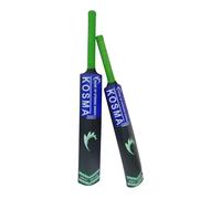 Kosma Junior Kwik Cricket Bat set with 2 Wind balls | Crazy Cricket Bat No 3 (28”)- Black Colour | Cricket Coaching Equipment