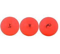 Kosma Pack of 3 Windball Cricket Ball | Indoor & Outdoor Soft Training Cricket Ball for Coaching Practice (Orange)
