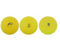 Kosma Pack of 3 Windball Cricket Ball | Indoor & Outdoor Soft Training Cricket Ball for Coaching Practice (Yellow)