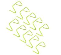 Kosma Set of 10 Agility Hurdles Multi-Sport Speed Training Aid: Size 6 Inch - Colour: Yellow