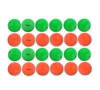 Kosma Set of 24Pc Windball Cricket Ball | Soft Training Balls | Indoor Training Skills Coaching Balls - 12Pc each Orange, Green