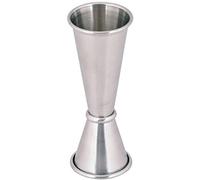 Kosma Stainless Steel Dual Spirit Measure - 30/60 ml | Peg Measurer, Double Jigger for Cocktails, Bar, Drinks