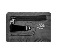 KOSMCCO RFID Blocking Clip Stash Pocket, Compact Hidden Travel Belt Wallet for Cards & Cash - Slim Pickpocket-Proof Design for Everyday Carry, Grey, Medium (3.5x5.2"), Low Profile