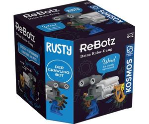 KOSMOS 602574 ReBotz - Rusty der Crawling-Bot, Mini-Roboter zum Bauen, Spielen und Sammeln für eine Robo-Gang, Roboter-Spielzeug, Experimentier-Set für Kinder ab 8 - 12 Jahre