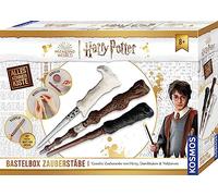 Kosmos 604653 Harry Potter AllesKönnerKiste Wand Making, Magic Wands of Harry Potter, Dumbledore and Voldemort Crafts, Harry Potter Craft Set for Children and Adults