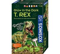Kosmos 616915 Glow In The Dark T-Rex, Excavation Set, Dig Out a Dinosaur Skeleton, Experiment Box for Children from 7 Years, Birthday Gift, Multilingual Instructions