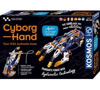 KOSMOS 617134 Cyborg Hand - Hydraulically Controlled XXL Robot Hand, Adjustable Size, Suitable for Left-Handed Users, Experiment Box for Children from 10-14 Years, Multilingual Instructions (English