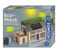 KOSMOS 621070 Eco-Haus - Use Energy Clever - Your Large Test Model, Experiment Box for Children from 8 Years on Solar, Renewable Energies and Sustainability