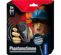 Kosmos 630614 The 3 Phantom Voice Recorder with Voice Distortion, Detective Toy, Black