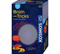 Kosmos 654252 Fun Science Brain Tricks, Amazing Experiments with Optical Illusions and Illusions, Including 3D Glasses, Sphericon, Slate Space, Experiment Set for Children from 8-12 Years