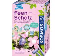 KOSMOS 657857 Fairy Treasure - Excavation Set, for Fairies and Elf Fans, Discover the Magic Treasure with Beads for a Bracelet and Flower Hair Scrunchie, for Children from 7 Years
