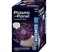 Kosmos 676896 Plasma Planet, 12 cm Plasma Ball with Sound Sensor, Experiment Box for Children from 8 Years on Physics