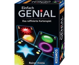 KOSMOS 682231 Simply Ingenious - The Refined Card Game, Exciting and Entertaining Strategy Game with Simple Rules, Board Game for On the Go from 8 Years for 2-4 People