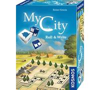 Kosmos 682385 My City Roll & Write, The Popular Urban Building Game as a Dice Game with Game Block and Special Dice, for 1-6 People, Board Game for Adults and Children from 10 Years