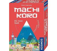 Kosmos 683344 Machi Koro - The New City, Quick Assembly - Lots of Fun, Compact Game with Cards and Dice, for 2 to 4 People, from 8 Years, Board Game