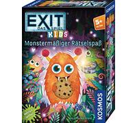 KOSMOS 683733 EXIT® - Das Spiel Kids - Monstermäßiger Rätselspaß, spannendes Rätselspiel ab 5 Jahre für 1-4 Kinder, mehrfach spielbar, Escape Room Spiel, EXIT Game ab 5 Jahre, Kinderspiel