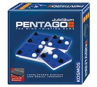 Kosmos 692599 Pentago - The Mind Twisting Game, Anniversary Edition, Strategy Game for 2 People from 8 Years, Entertaining Board Game, Simple Rules