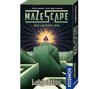 KOSMOS 693220 Mazescape Labýrinthos, Solo Maze Game, Puzzle Game, Solo Game, Brain Jogging, Labyrinth Game, Labyrinthos German