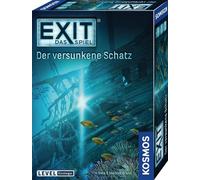 KOSMOS 694050 EXIT® - Das Spiel - Der versunkene Schatz, Level: Einsteiger, Escape Room Spiel, EXIT Game für 1 bis 4 Spieler ab 10 Jahre, ein einmaliges Gesellschaftsspiel
