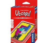 Kosmos 695248 Ubongo! Brain Games, Puzzle Fun for 1 Person, Brain Jogging with 200 Tasks, Various Levels, Handy Box for Travel, Brain Teaser from 8 Years, Concentration Game