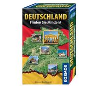 Kosmos 711412 Deutschland - Finden Sie Minden? The Gift Game, Also as an Expansion for the Large Game, for 2-4 People, from 10 Years, Board Game, Travel Game, Gift