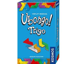 Kosmos 712693 Ubongo! Trigo The Famous Tile Game in Triangular Pieces, Gift Game for 1 to 4 People, from 7 Years, Family Game, Board Game, Travel Game, Small Gift, Gift