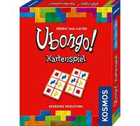 Kosmos 741754 Ubongo Card Game, The Popular Board Game as a Card Game, for 2 to 4 People, from 8 Years, Promotes Logical Thinking, Family Game, Board Game, Travel Game, Gift