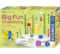 KOSMOS Big Fun Chemistry - The Crazy Chemistry Station | Experiment box for children aged 8 and up, slimy slime, bubbling liquids, chemical kit for children