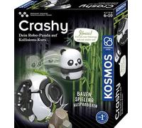 KOSMOS Crashy, the Cute Robo-Panda on Collision Course, for Children from 6 Years, Robot Toy, Kit, Experiment Box, Building, Programming, Playing 621346
